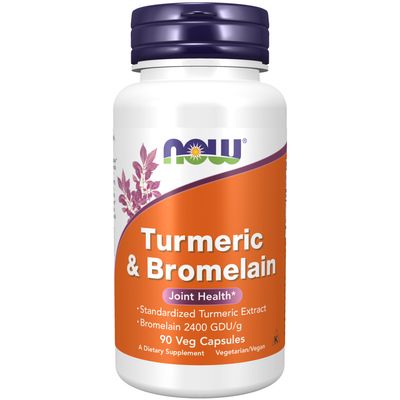 Now, Turmeric & Bromelain 90 Vcaps Now, Turmeric & Bromelain 90 Vcaps