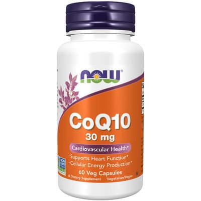 Now Supplements , Coq10 30 Mg - Veg Capsules Now Supplements , Coq10 30 Mg - Veg Capsules
