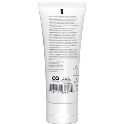 NOW Solutions, Joint & Muscle Cream with Capsaicin and Boswellia, Paraben Free, 4-Ounce