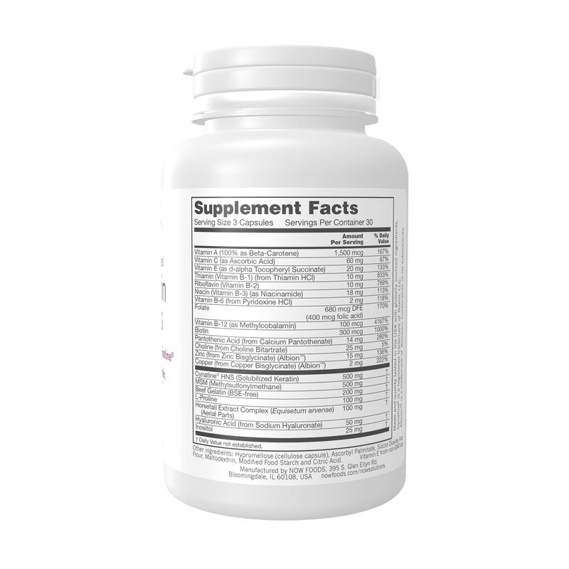 Now Solutions , Hair, Skin & Nails - 90 Veg Capsules