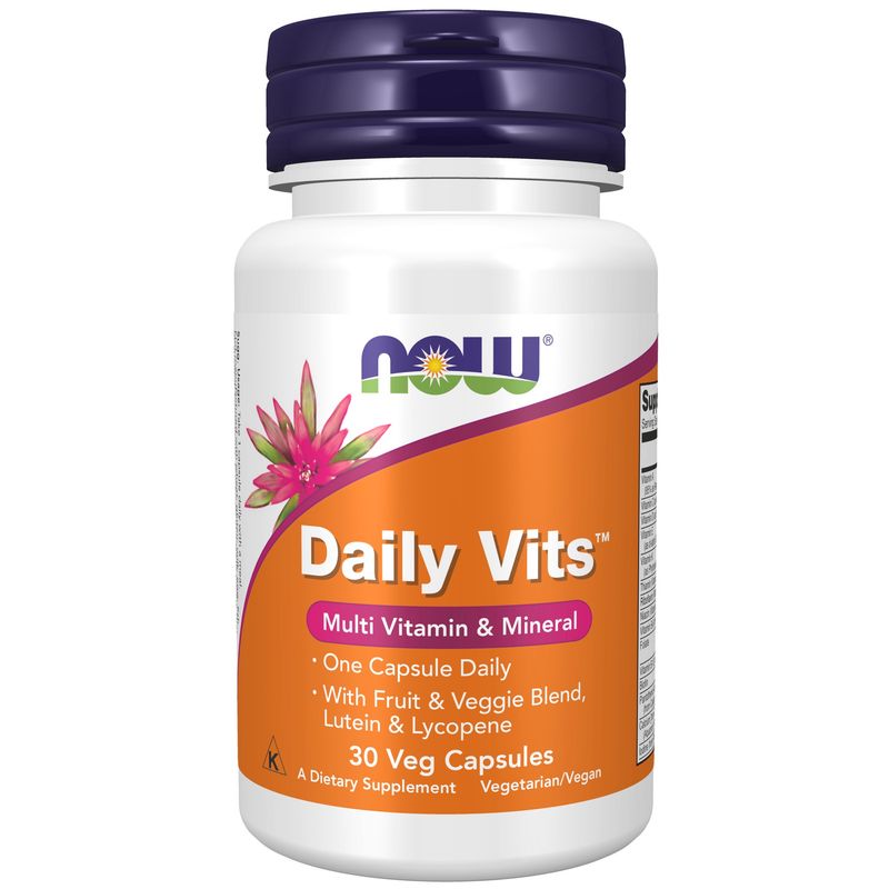 Now Supplements , Daily Vits - Veg Capsules Now Supplements , Daily Vits - Veg Capsules