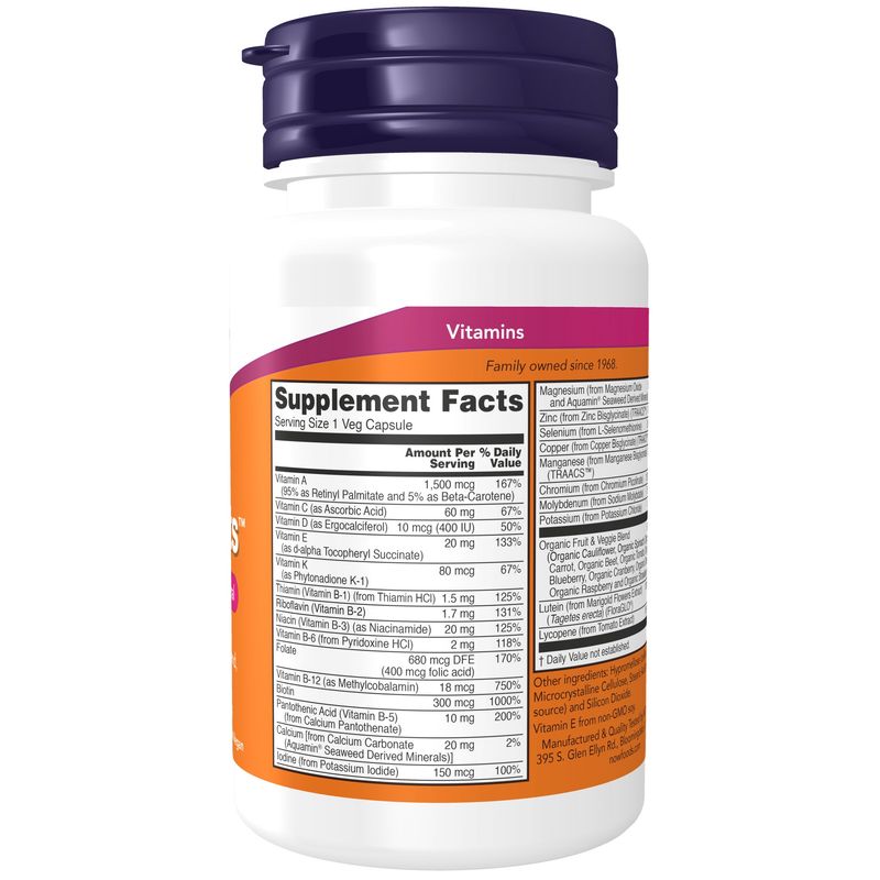 Now Supplements , Daily Vits - Veg Capsules