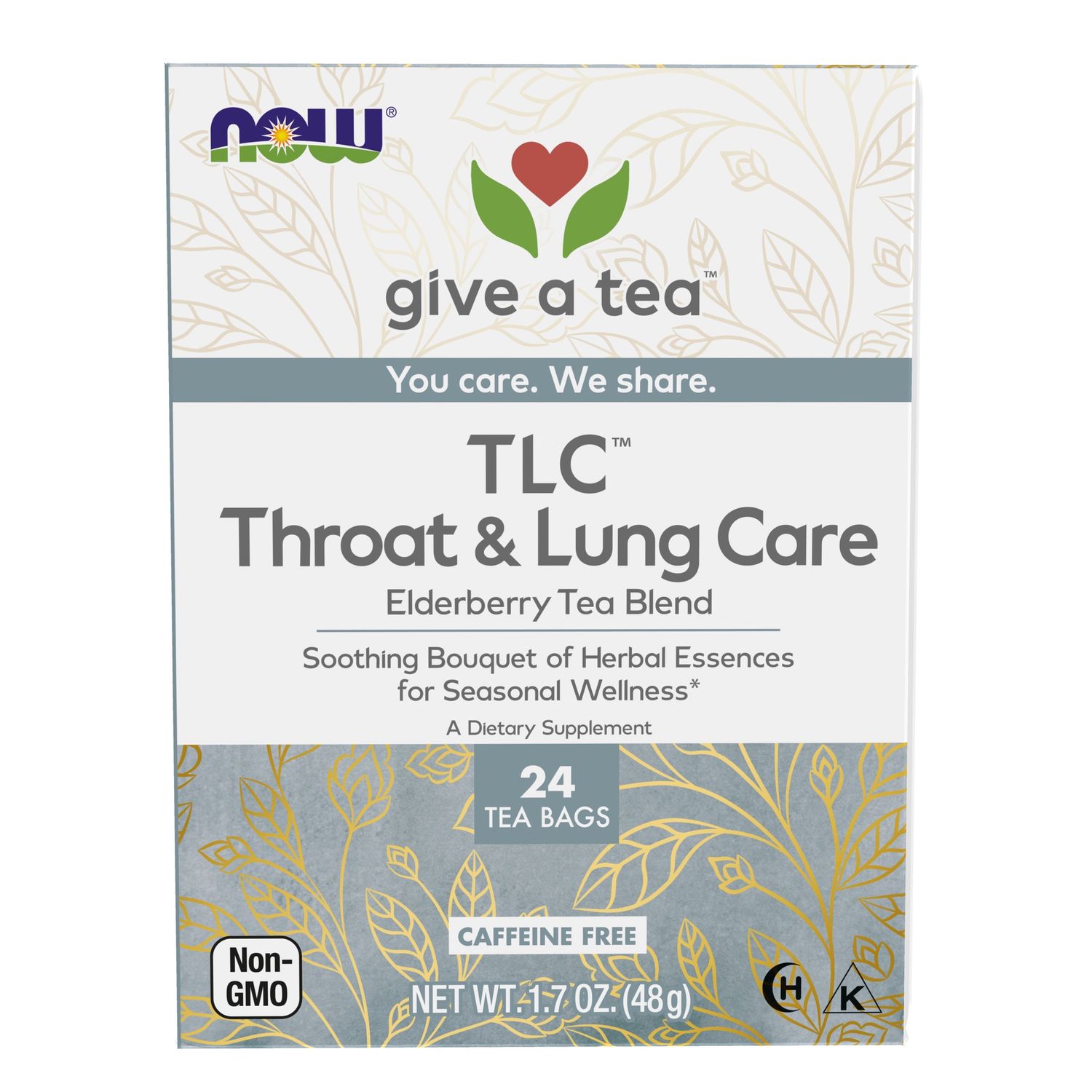 NOW Natural Foods , TLC Tea - Tea Bags NOW Natural Foods , TLC Tea - Tea Bags