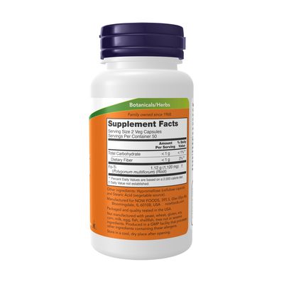 Now Supplements , Fo-Ti 560 Mg - 100 Veg Capsules