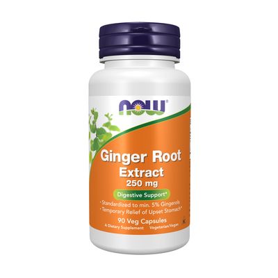 Now Supplements , Ginger Root Extract 250 Mg - Veg Capsules Now Supplements , Ginger Root Extract 250 Mg - Veg Capsules
