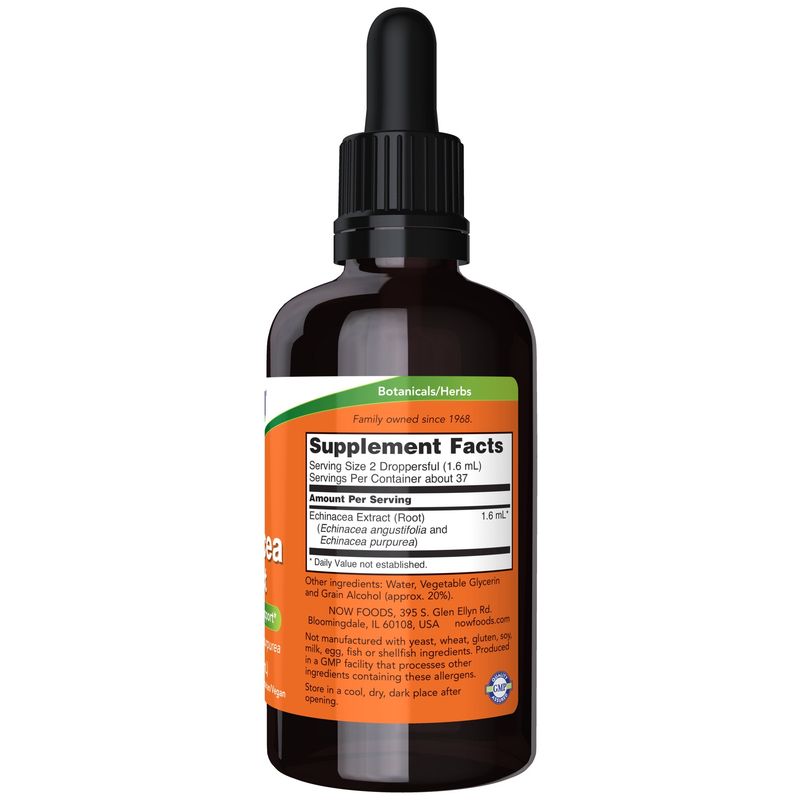 Now Supplements , Echinacea Extract Liquid - 2 Fl. oz.