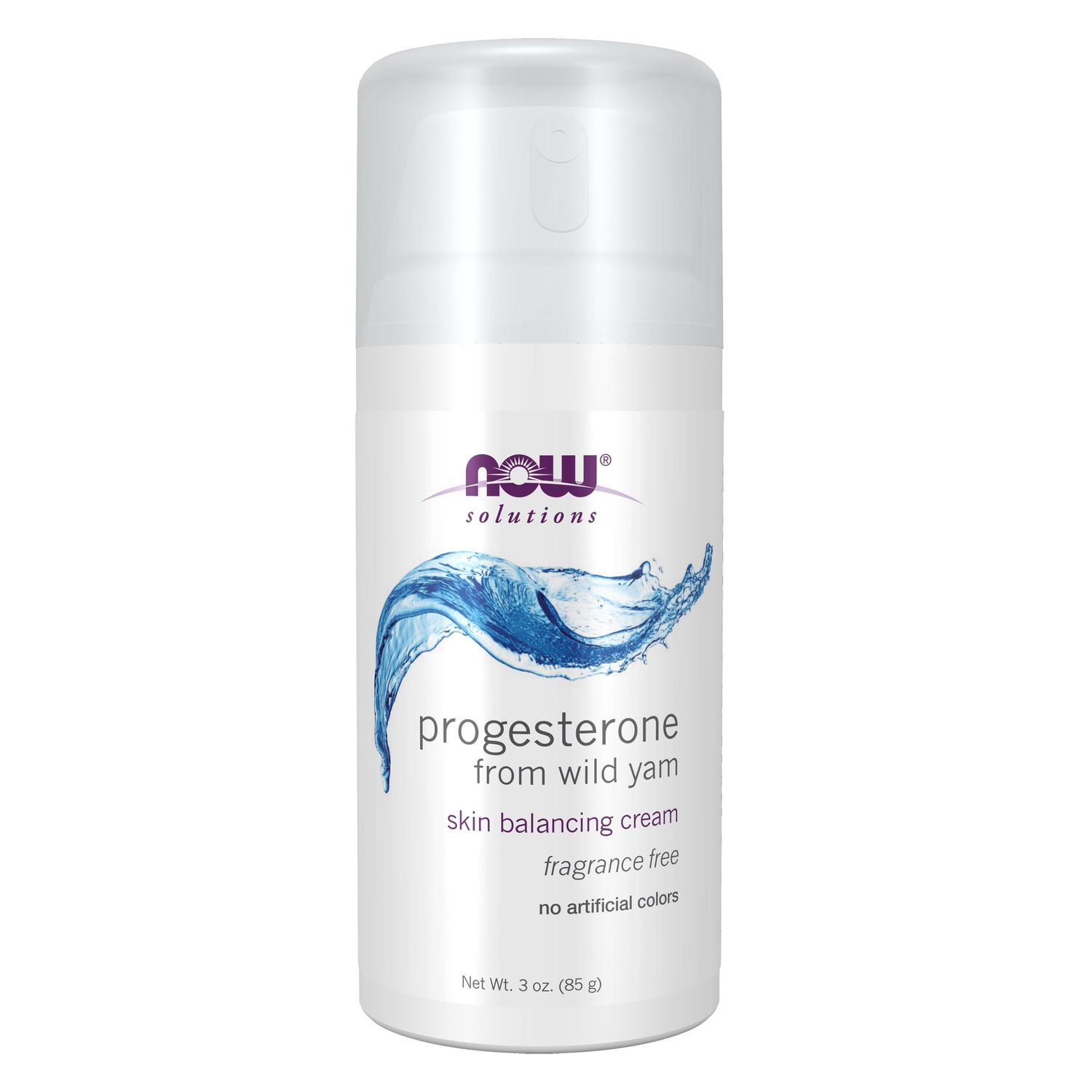 Now Solutions , Progesterone From Wild Yam Balancing Skin Cream - 3 oz.