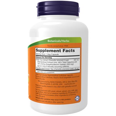 Now, Egcg 400mg 50% 180 Vcaps