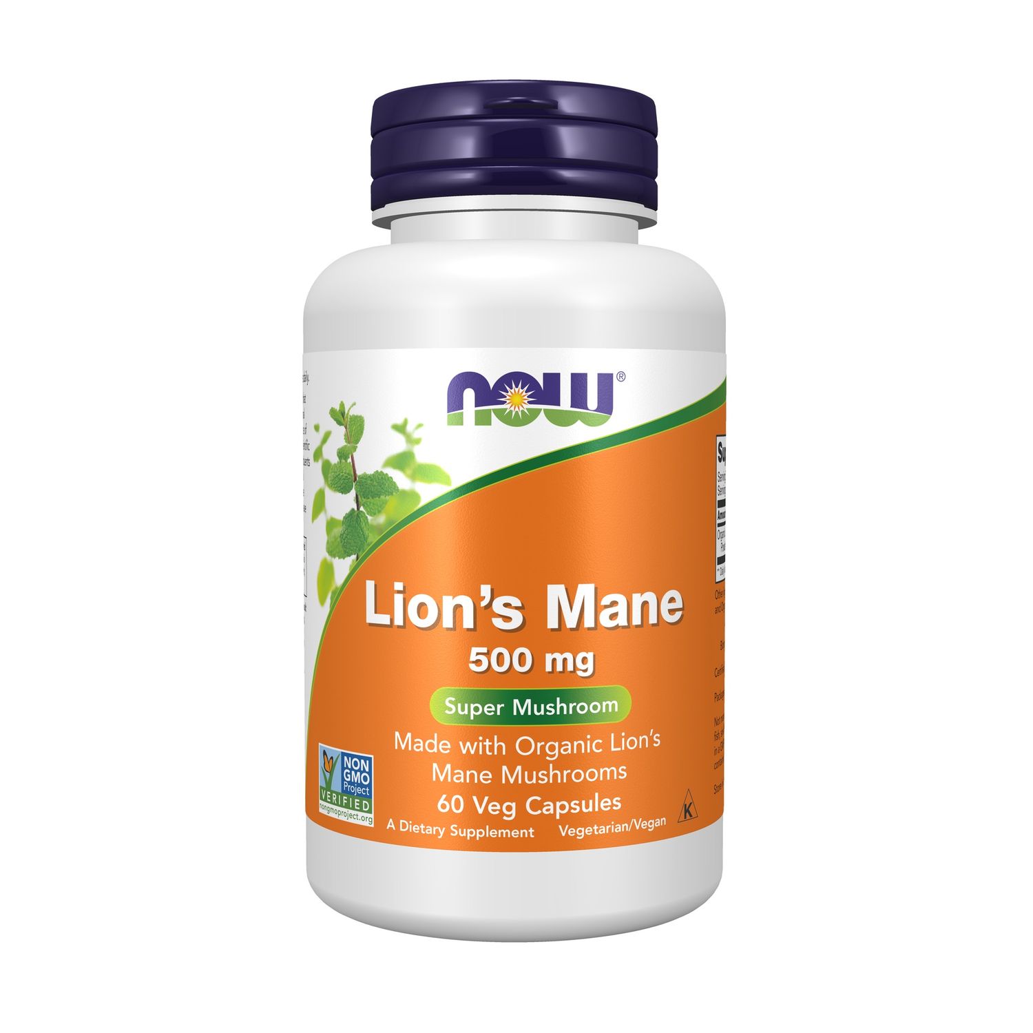 Now Supplements , Lion's Mane 500 Mg - 60 Veg Capsules Now Supplements , Lion's Mane 500 Mg - 60 Veg Capsules