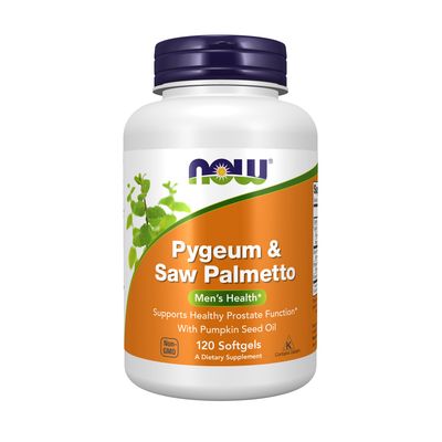 Now Supplements , Pygeum & Saw Palmetto - 120 Softgels Now Supplements , Pygeum & Saw Palmetto - 120 Softgels