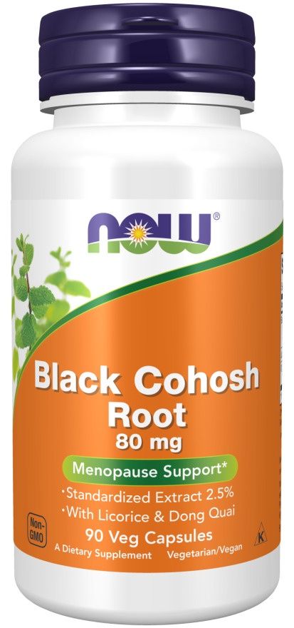 Now Supplements , Black Cohosh Root 80 Mg - Veg Capsules