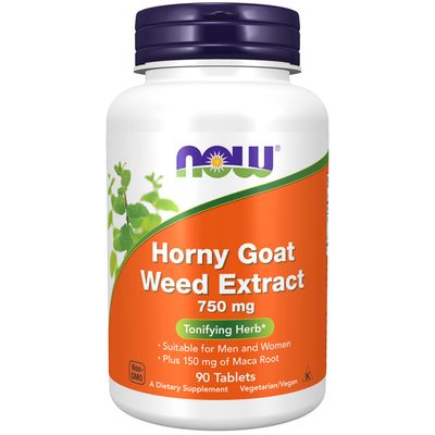 Now Supplements , Horny Goat Weed Extract 750 Mg - Tablets Now Supplements , Horny Goat Weed Extract 750 Mg - Tablets