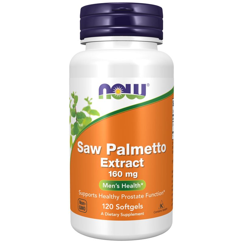 Now Supplements , Saw Palmetto Extract 160 Mg - Softgels