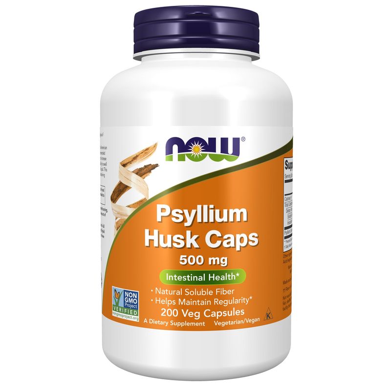 Now, Psyllium Husk 500mg 200 Vcaps Now, Psyllium Husk 500mg 200 Vcaps