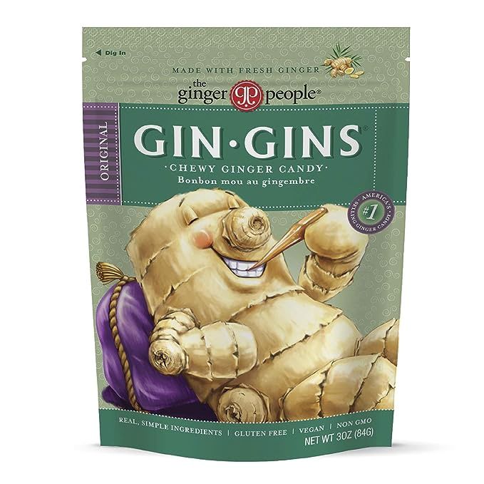 Ginger People , Gin Gins Original Ginger Chews Ginger People , Gin Gins Original Ginger Chews, Oz: 3