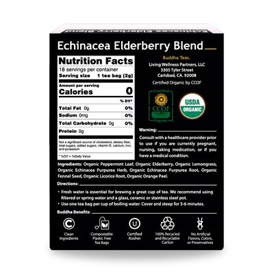BUDDHA TEAS , Echinacea Elderberry Blend