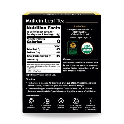 BUDDHA TEAS , Mullein Leaf Tea