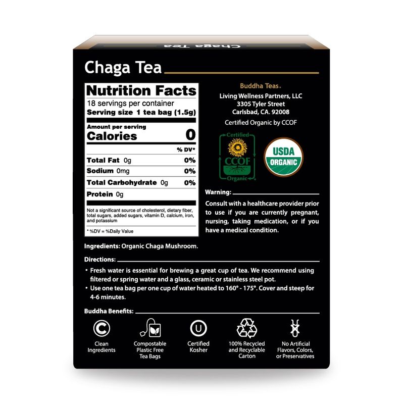 BUDDHA TEAS , Chaga Tea