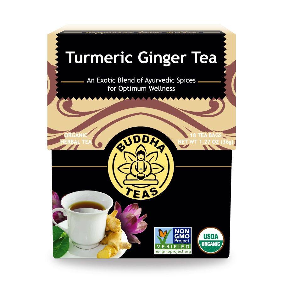 BUDDHA TEAS , Turmeric Ginger Tea BUDDHA TEAS , Turmeric Ginger Tea