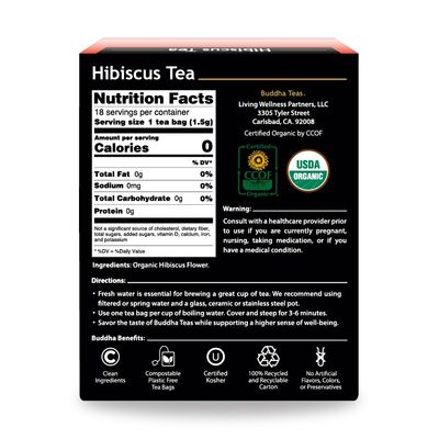 BUDDHA TEAS , Hibiscus Tea