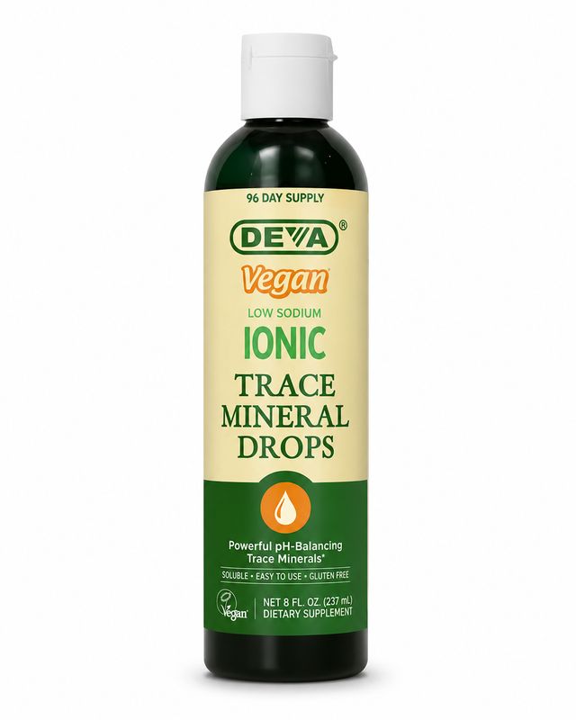 Deva , Vegan Trace Mineral Drops, 8 oz Deva , Vegan Trace Mineral Drops, 8 oz