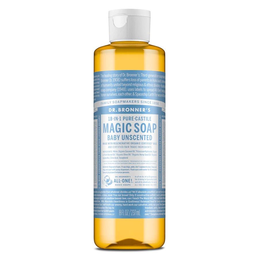 Dr Bronner , Baby Unscented Pure-Castile Soap Dr Bronner , Baby Unscented Pure-Castile Soap