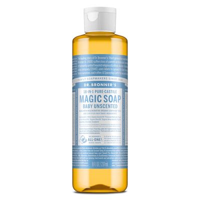 Dr Bronner , Baby Unscented Pure-Castile Soap Dr Bronner , Baby Unscented Pure-Castile Soap