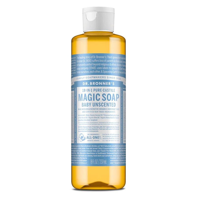 Dr Bronner , Baby Unscented Pure-Castile Soap Dr Bronner , Baby Unscented Pure-Castile Soap
