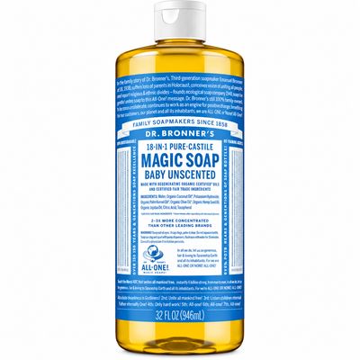 Dr Bronner , Castile Liquid Soap-Unscented Dr Bronner , Castile Liquid Soap-Unscented