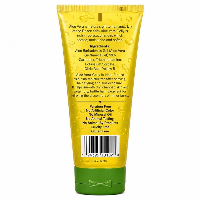 Lily Of The Desert , 99% Aloe Vera Gelly
