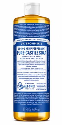 Dr Bronner , Castile Liquid Soap- Peppermint Dr Bronner , Castile Liquid Soap- Peppermint