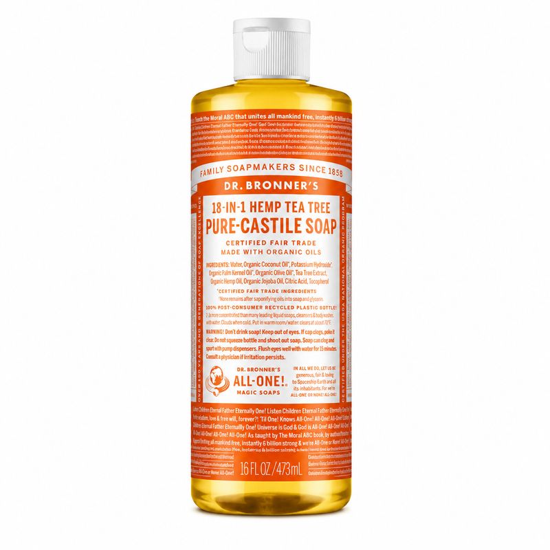 Dr Bronner , Castile Liquid Soap- Tea Tree Dr Bronner , Castile Liquid Soap- Tea Tree