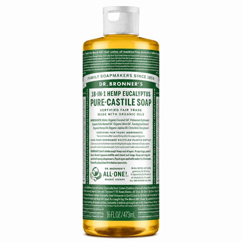 Dr Bronner , Eucalyptus - Pure-Castile Liquid Soap Dr Bronner , Eucalyptus - Pure-Castile Liquid Soap