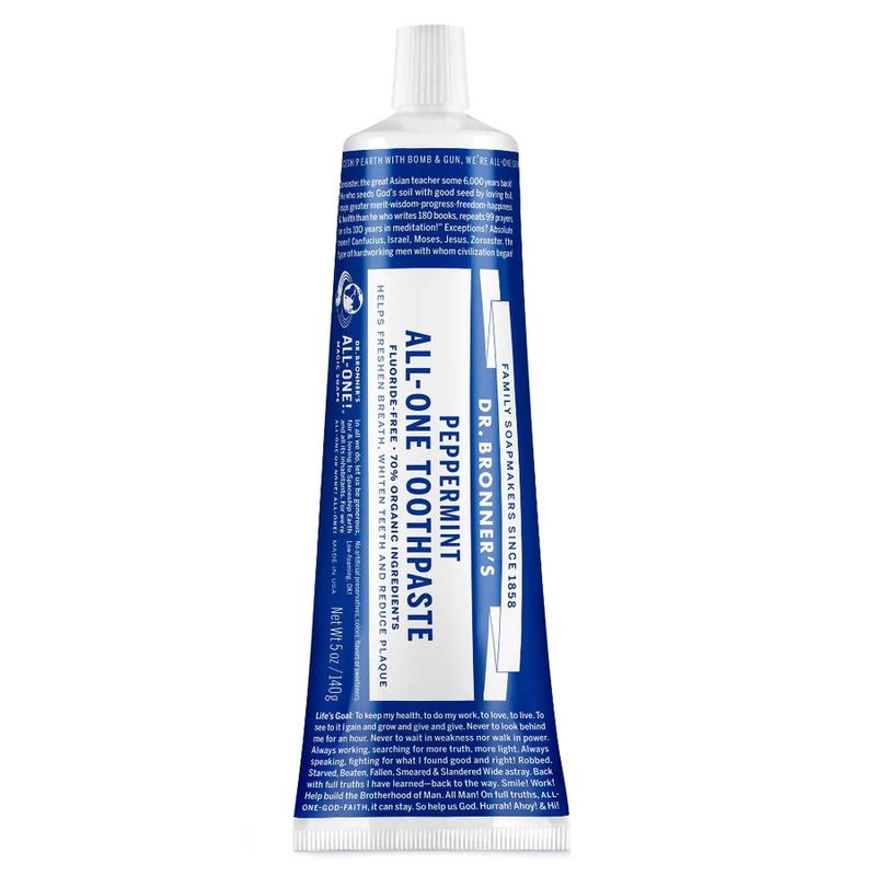 Dr Bronner , All-One Toothpaste- Peppermint Dr Bronner , All-One Toothpaste- Peppermint
