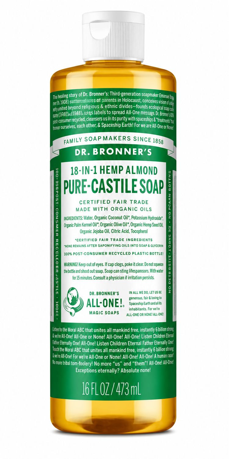 Dr Bronner , Castile Liquid Soap- Almond Dr Bronner , Castile Liquid Soap- Almond