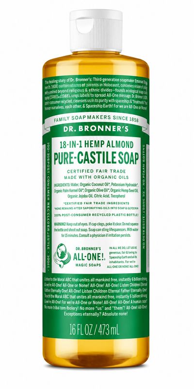 Dr Bronner , Castile Liquid Soap- Almond