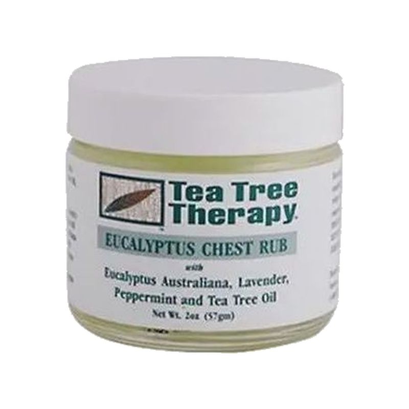 Tea Tree Therapy, Eucalyptus Chest Rub, 2 Oz (57 G) Tea Tree Therapy, Eucalyptus Chest Rub, 2 Oz (57 G)