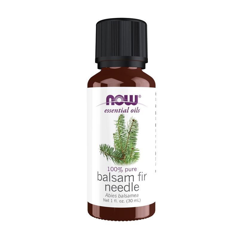 NOW Essential Oils, Balsam Fir Needle Oil, Woodsy Aromatherapy Scent, Steam Distilled, Vegan, Child Resistant Cap, 1-Ounce NOW Essential Oils, Balsam Fir Needle Oil, Woodsy Aromatherapy Scent, Steam Distilled, Vegan, Child Resistant Cap, 1-Ounce