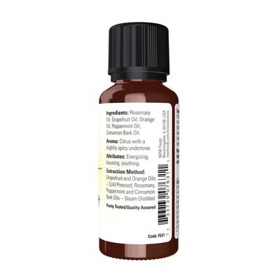 NOW Essential Oils, Good Morning Sunshine Aromatherapy Blend, Soothing Aromatherapy Scent, Blend of Pure Essential Oils, Vegan, Child Resistant Cap, 1-Ounce