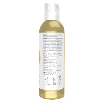Now Solutions , Apricot Kernel Oil - 4 Fl. Oz.
