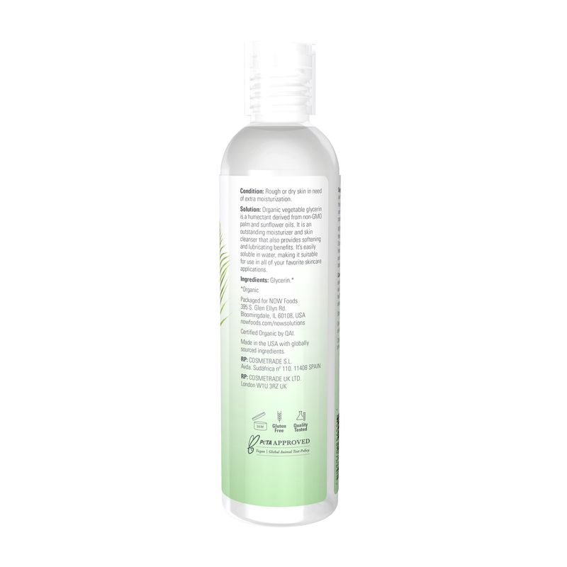 Now, Vegetable Glycerin Organic 8 Oz
