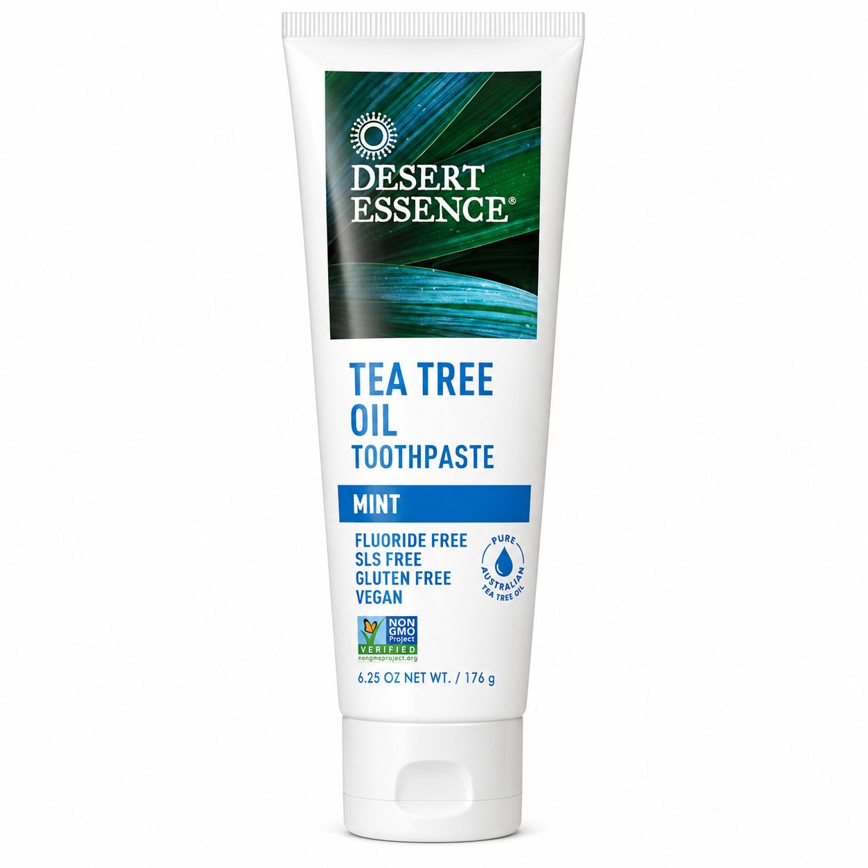 Desert Essence , Tea Tree Oil Toothpaste, Mint, 6.25 Oz