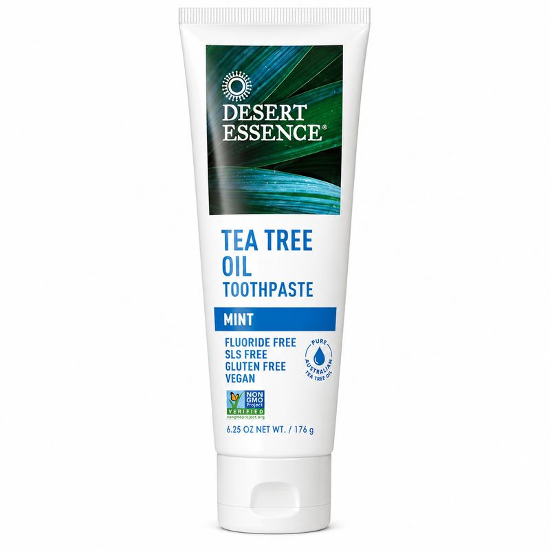 Desert Essence , Tea Tree Oil Toothpaste, Mint, 6.25 Oz Desert Essence , Tea Tree Oil Toothpaste, Mint, 6.25 Oz