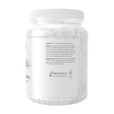 Now Solutions , Magnesium Flakes - 54 Oz.