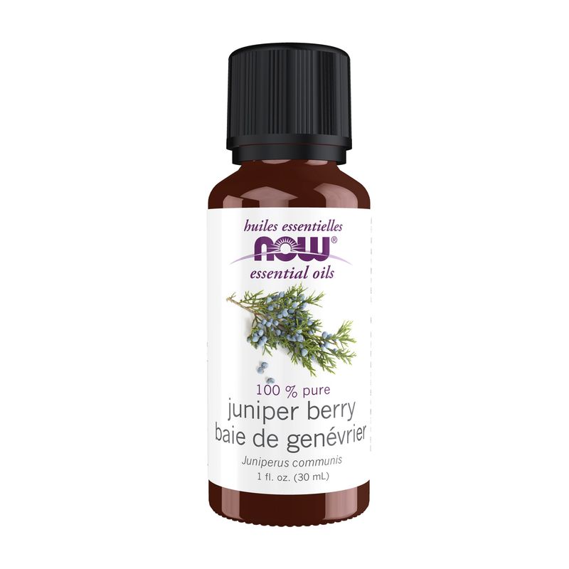 NOW Essential Oils, Juniper Berry Oil, Restoring Aromatherapy Scent, Steam Distilled, Vegan, Child Resistant Cap, 1-Ounce NOW Essential Oils, Juniper Berry Oil, Restoring Aromatherapy Scent, Steam Distilled, Vegan, Child Resistant Cap, 1-Ounce