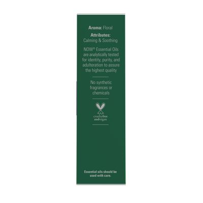 NOW Essential Oils, Lavender Roll-On, Certified Organic, Calming Blend, Steam Distilled, Topical Aromatherapy, 10-mL