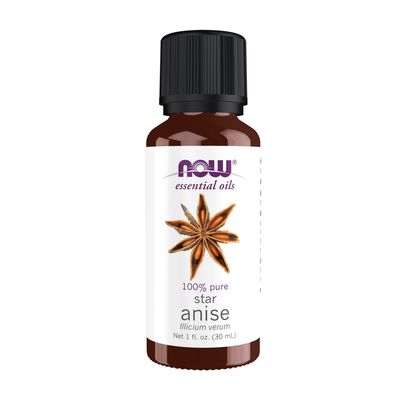 NOW Essential Oils, Anise Oil, Balancing Aromatherapy Scent, Steam Distilled, Vegan, Child Resistant Cap, 1-Ounce NOW Essential Oils, Anise Oil, Balancing Aromatherapy Scent, Steam Distilled, Vegan, Child Resistant Cap, 1-Ounce