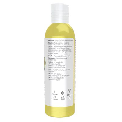 Now, Avocado Oil, Pure 4 Oz