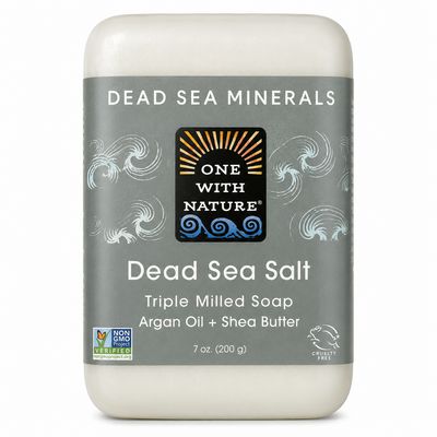One With Nature, Dead Sea Mineral Bar Soap, Fragrance Free, 7 Oz