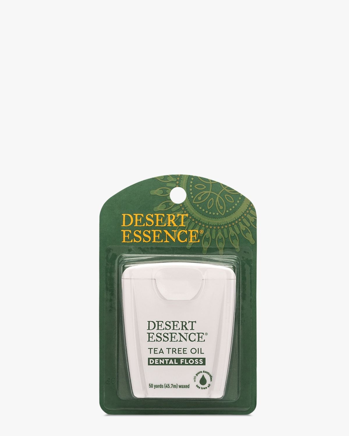 Desert Essence , Dental Floss Tea Tree Oil - 50 Yards Desert Essence , Dental Floss Tea Tree Oil - 50 Yards, YARD: 50